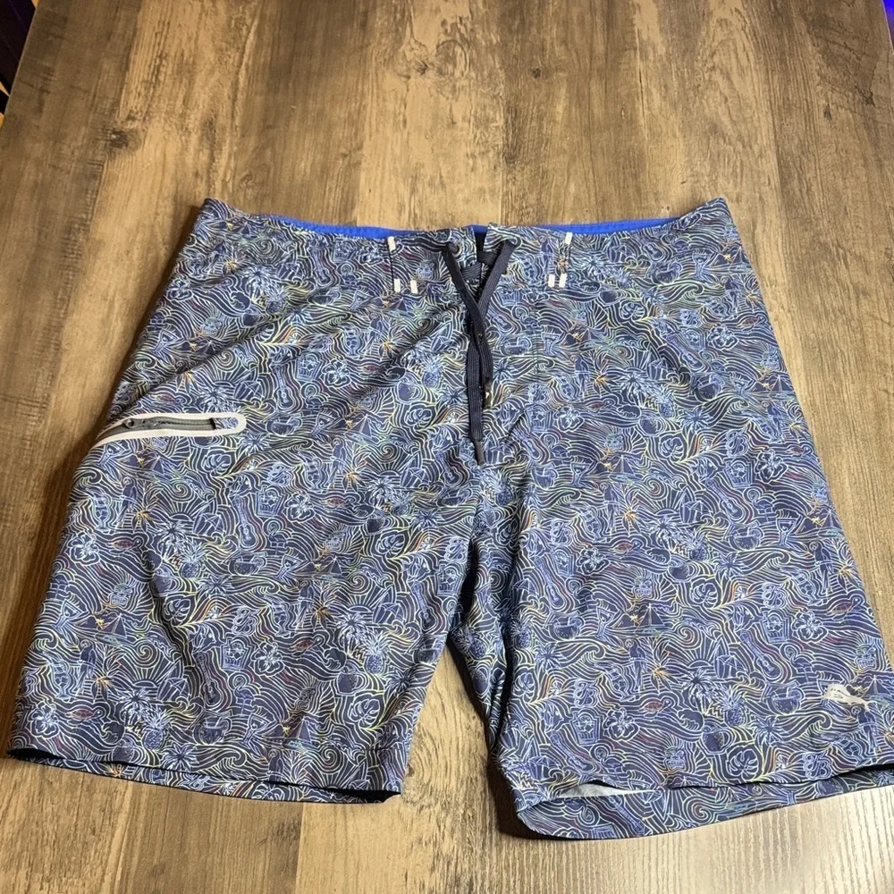 Tommy Bahama Multicolor Patterned Board Shorts